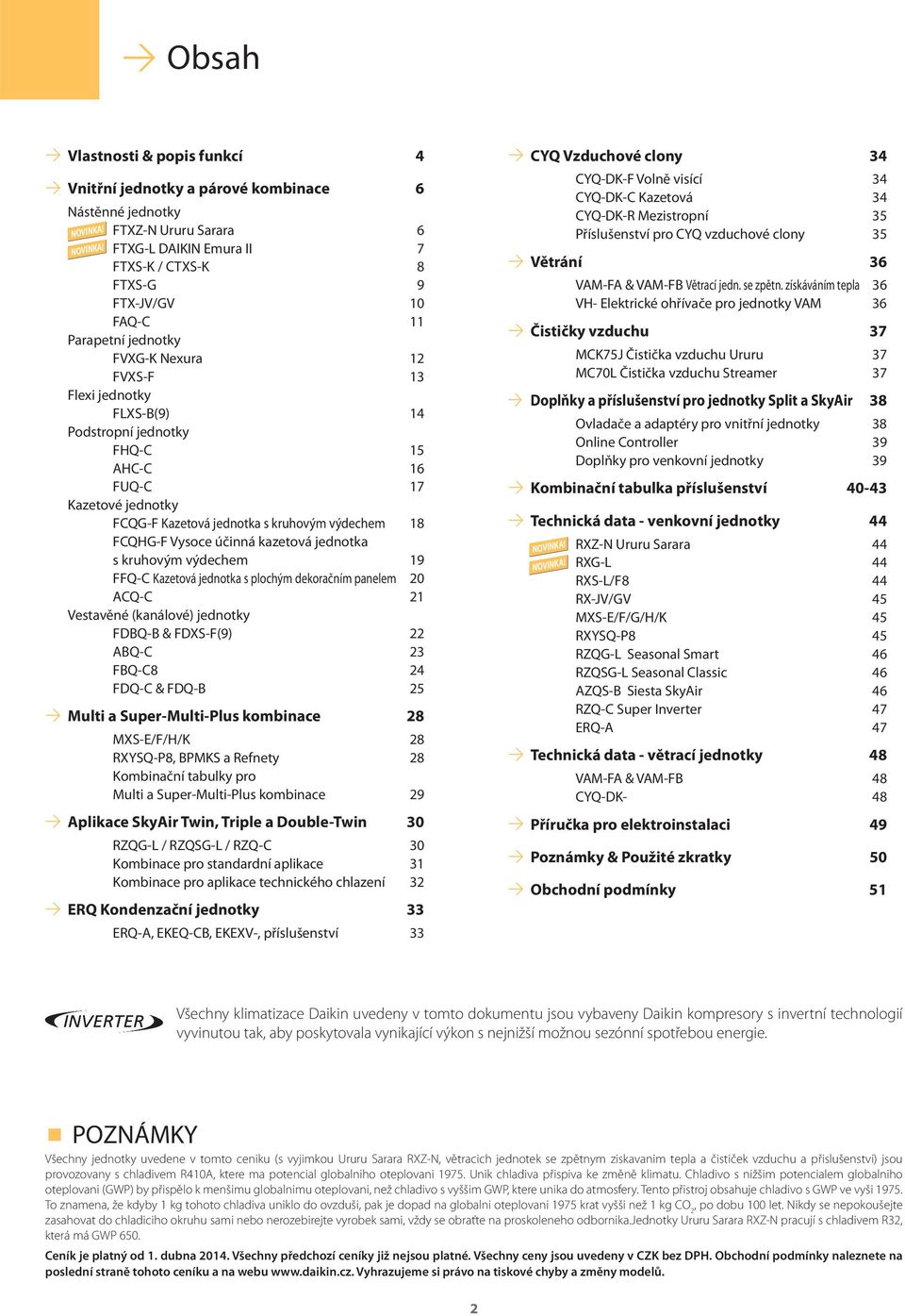 výdechem 19 FFQC Kazetová s plochým dekoračním panelem 20 ACQC 21 Vestavěné (kanálové) jednotky FDBQB & FDXSF(9) 22 ABQC 23 FBQC8 24 FDQC & FDQB 25 NOVINKA!