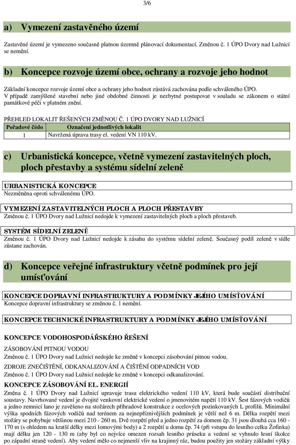 V p ípad zamýšlené stavební nebo jiné obdobné innosti je nezbytné postupovat v souladu se zákonem o státní památkové pé i v platném zn ní. EHLED LOKALIT EŠENÝCH ZM NOU.