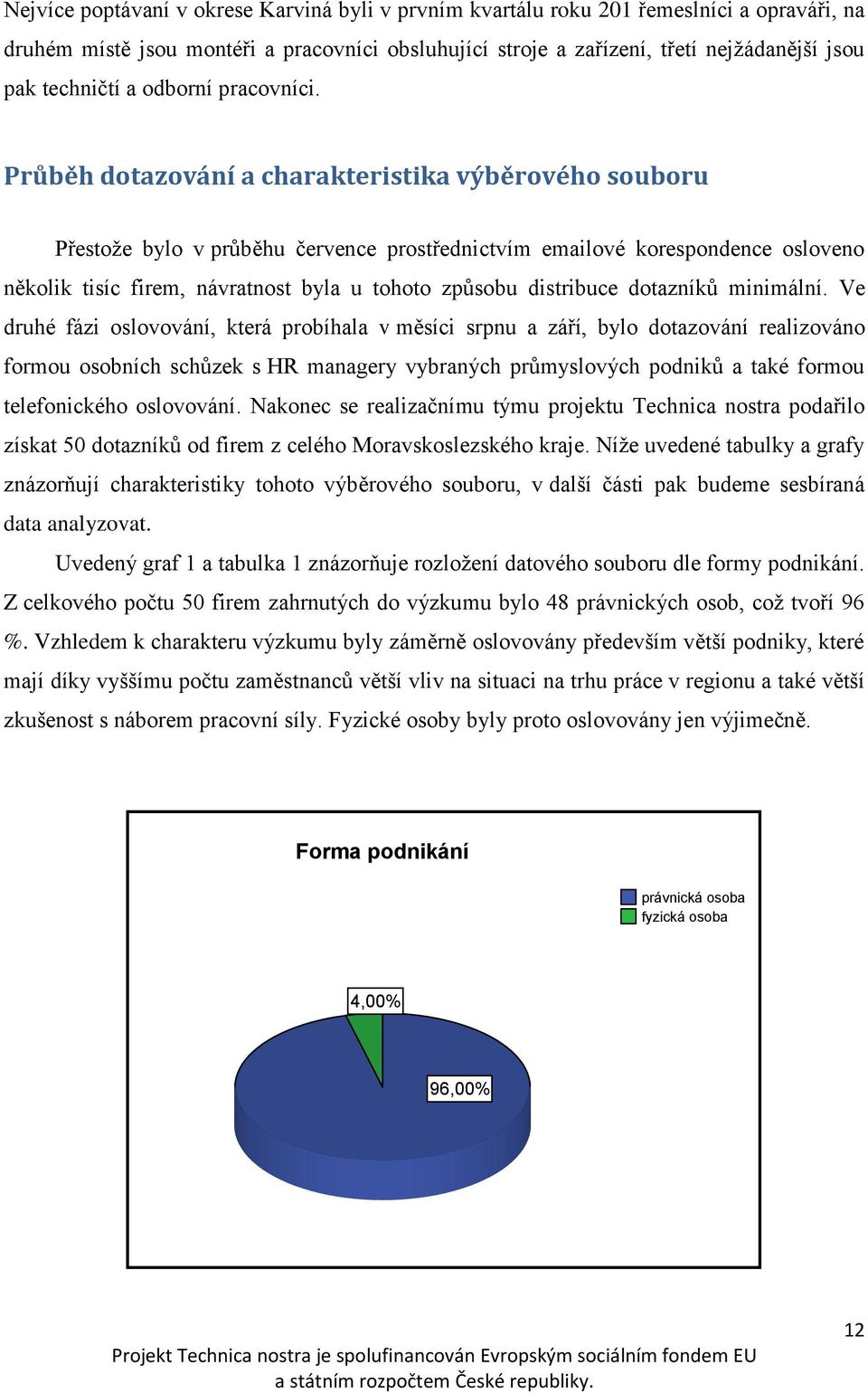 Průběh dotazování a charakteristika výběrového souboru Přestože bylo v průběhu července prostřednictvím emailové korespondence osloveno několik tisíc firem, návratnost byla u tohoto způsobu