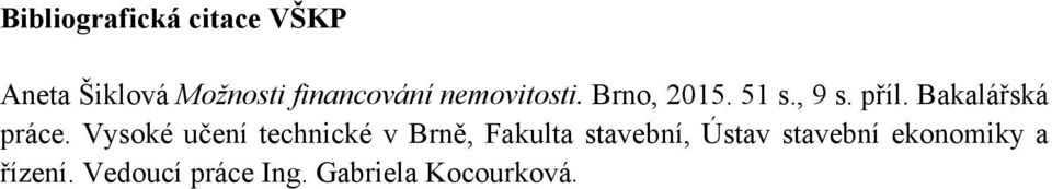 Vysoké učení technické v Brně, Fakulta stavební, Ústav