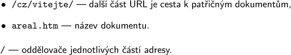 areal.htm název dokumentu.