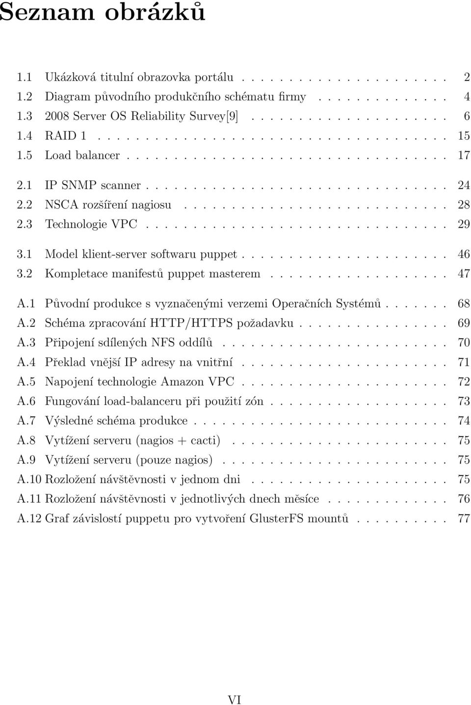 3 Technologie VPC................................ 29 3.1 Model klient-server softwaru puppet...................... 46 3.2 Kompletace manifestů puppet masterem................... 47 A.