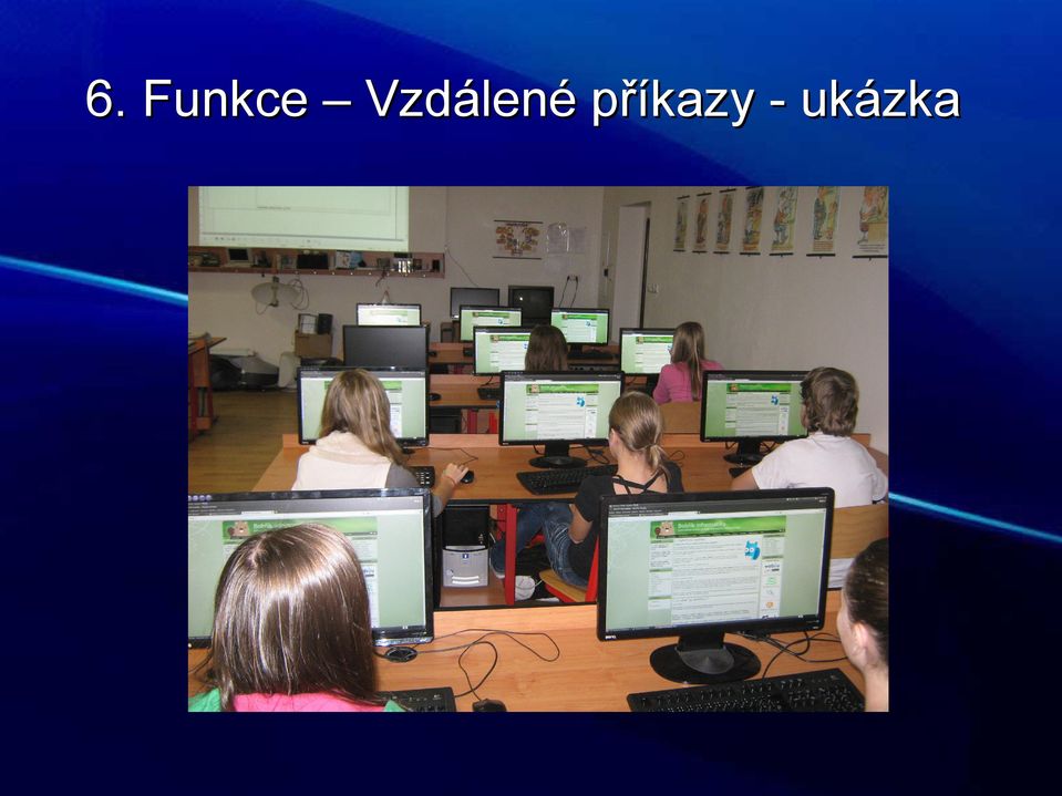 příkazy -