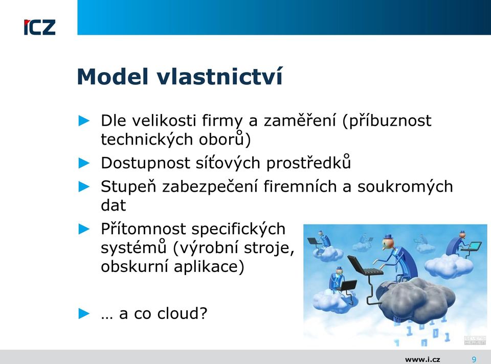 prostředků Stupeň zabezpečení firemních a soukromých dat