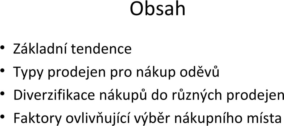 Diverzifikace nákupů do různých