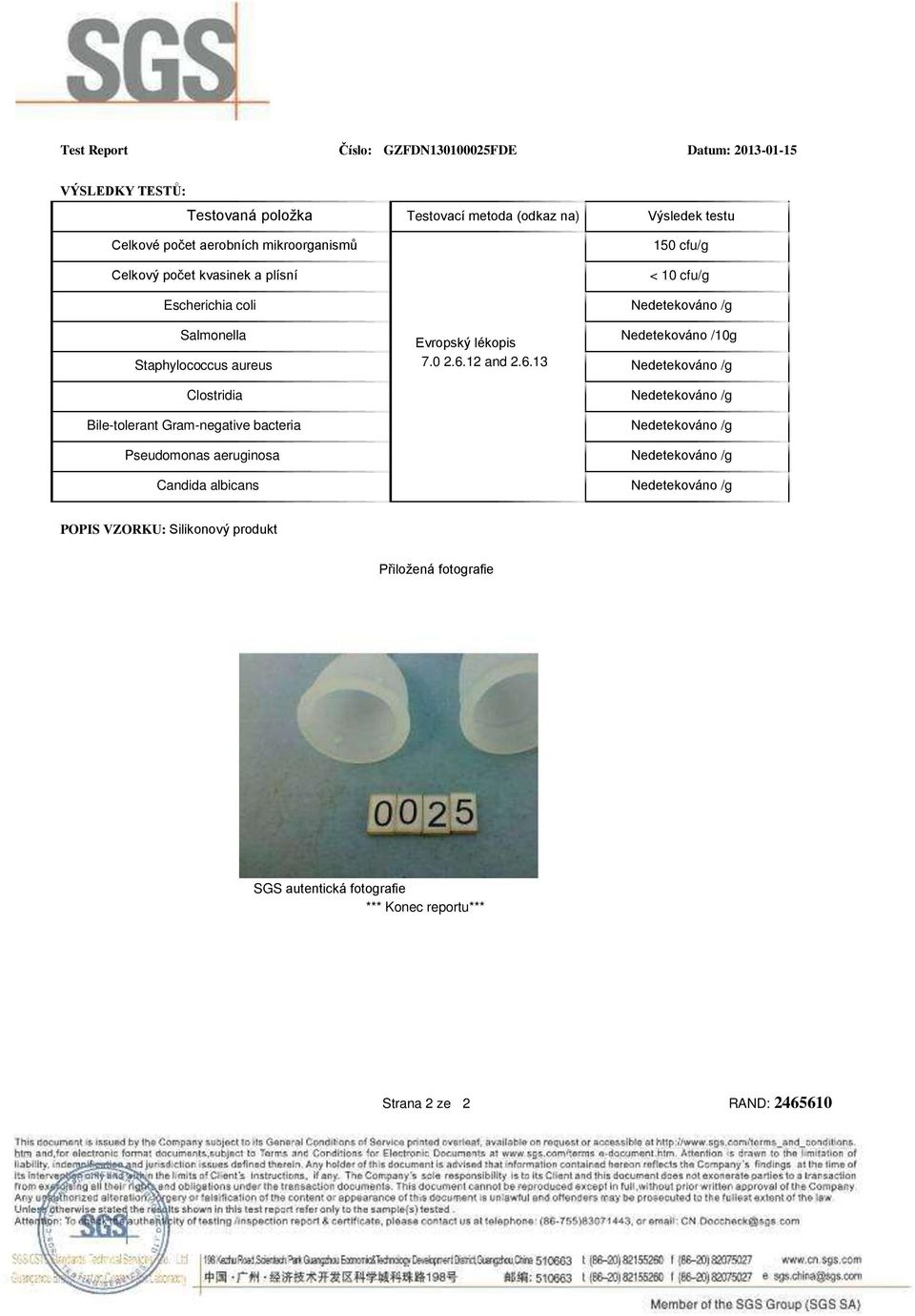 (odkaz na) Evropský lékopis 7.0 2.6.