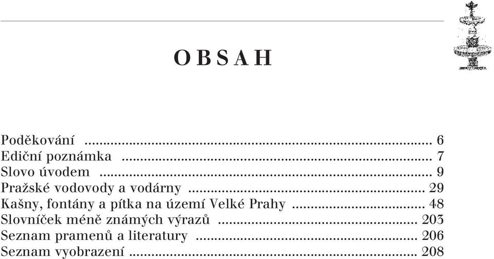 .. 29 Ka ny, fontány a pítka na území Velké Prahy.