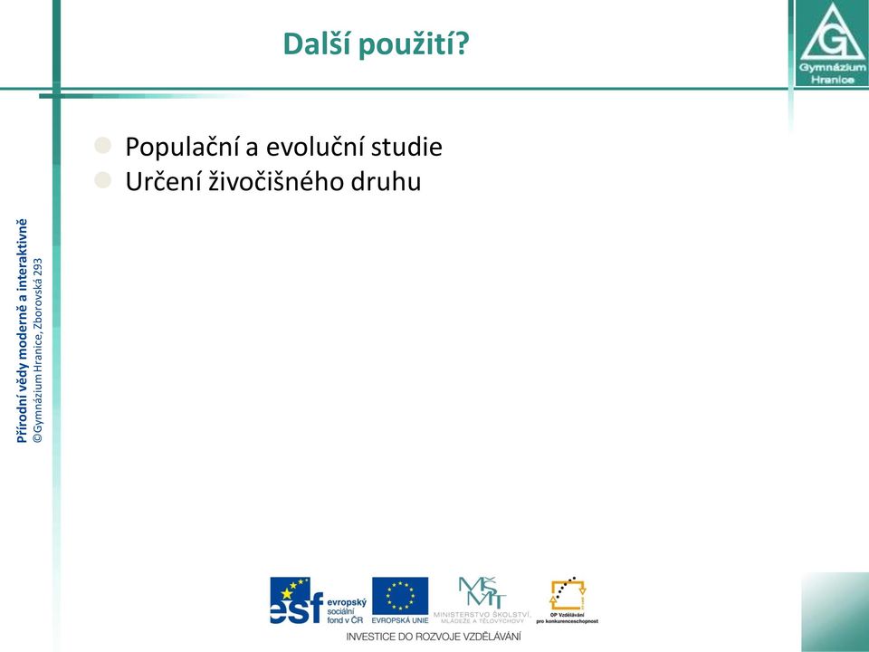 evoluční studie