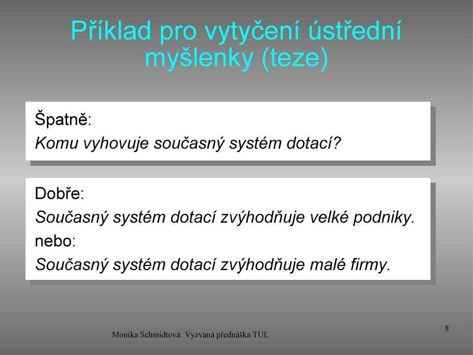 Dobře: Současný systém dotací zvýhodňuje velké