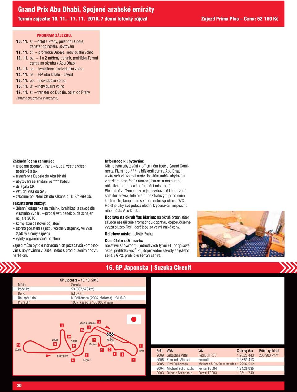 kvalifikace, individuální volno 14. 11. ne. GP Abu Dhabi závod 15. 11. po. individuální volno 16. 11. út. individuální volno 17. 11. st.