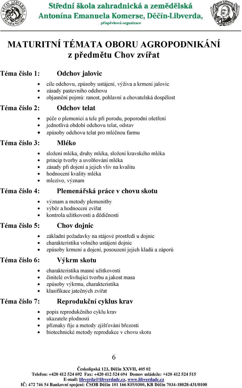 období odchovu telat, odstav způsoby odchovu telat pro mléčnou farmu Mléko složení mléka, druhy mléka, složení kravského mléka princip tvorby a uvolňování mléka zásady při dojení a jejich vliv na