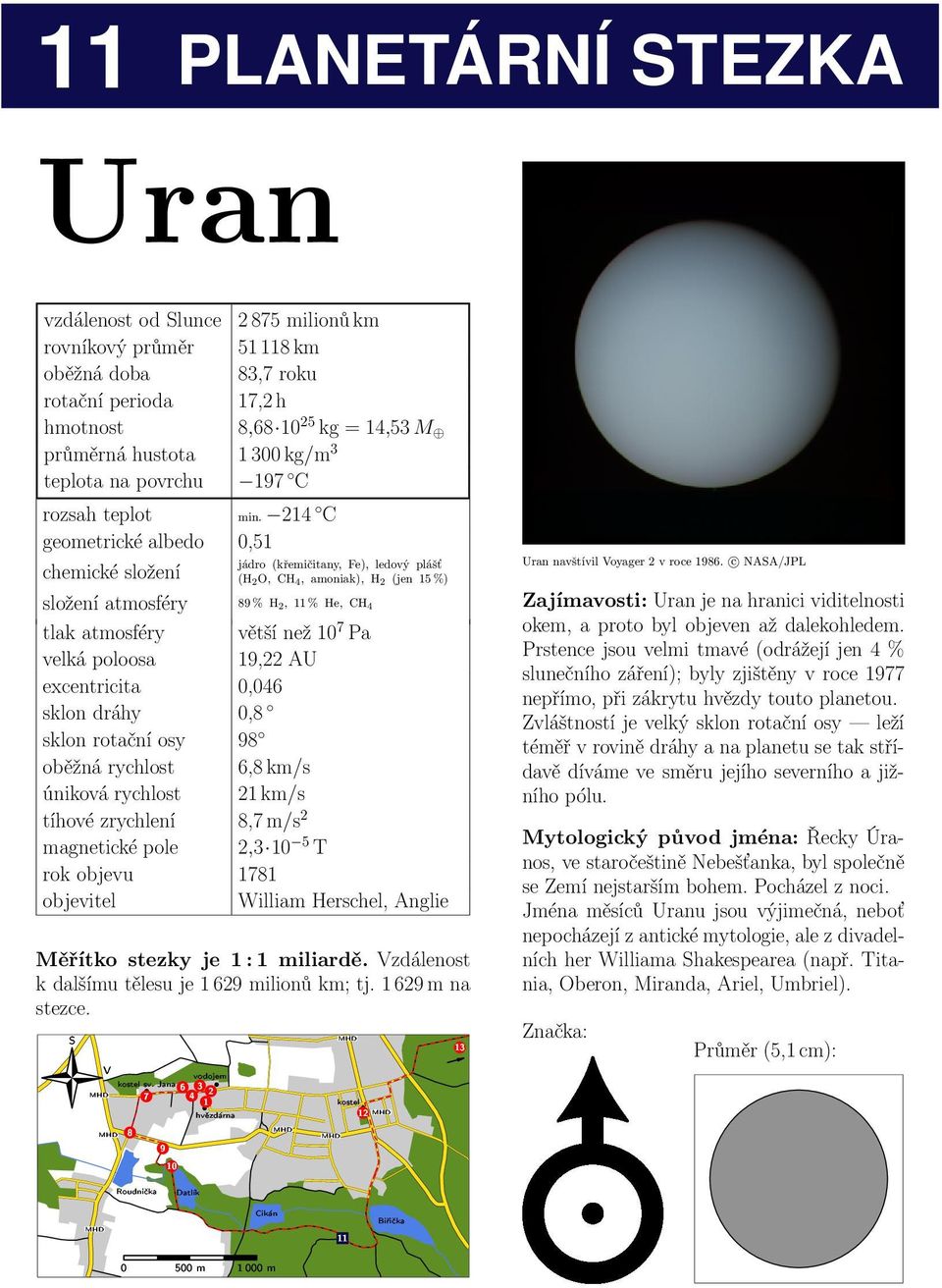 214 C geometrické albedo 0,51 chemické složení jádro (křemičitany, Fe), ledový plášť (H 2O, CH 4, amoniak), H 2 (jen 15%) složení atmosféry 89% H 2, 11% He, CH 4 tlakatmosféry většínež10 7 Pa velká