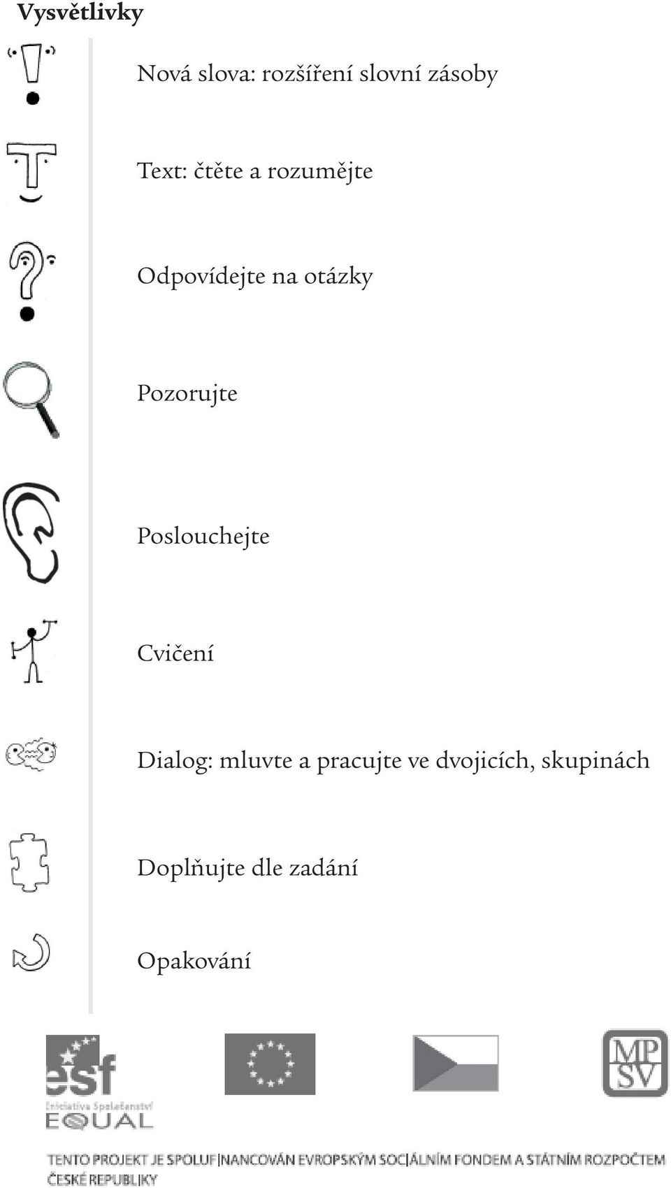 Pozorujte Poslouchejte Cvičení Dialog: mluvte a