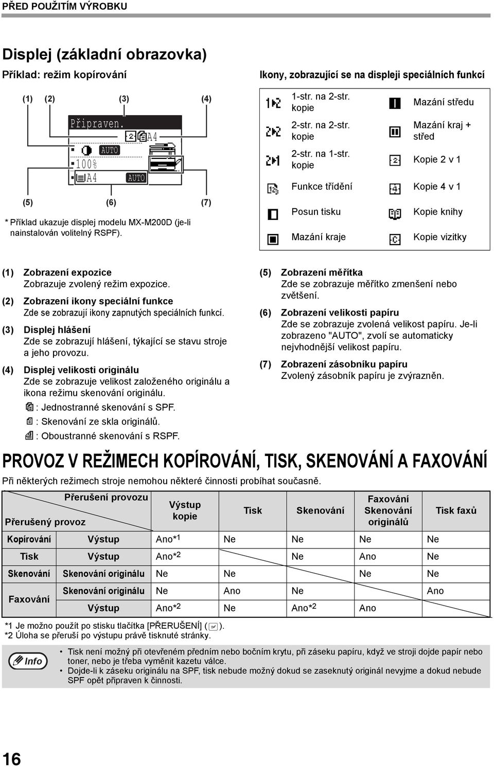 kopie -str. na -str. kopie -str. na -str. kopie Mazání středu Mazání kraj + střed Kopie v Funkce třídění Kopie 4 v Posun tisku Mazání kraje Kopie knihy Kopie vizitky () Zobrazení expozice Zobrazuje zvolený režim expozice.