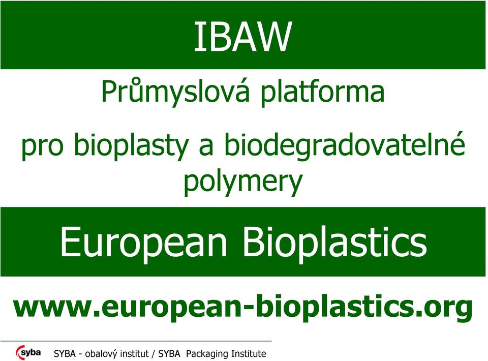 polymery European Bioplastics