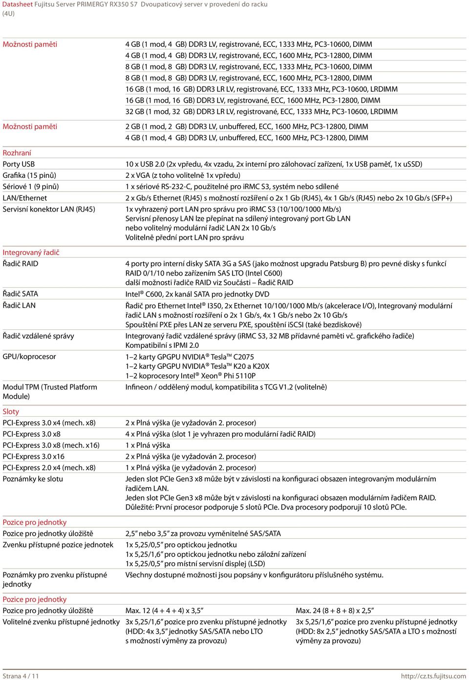 x8) PCI-Express 3.0 x8 PCI-Express 3.0 x8 (mech. x16) PCI-Express 3.0 x16 PCI-Express 2.0 x4 (mech.