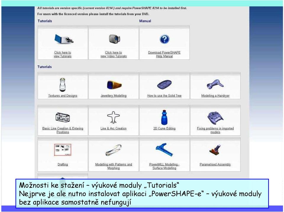 instalovat aplikaci PowerSHAPE-e