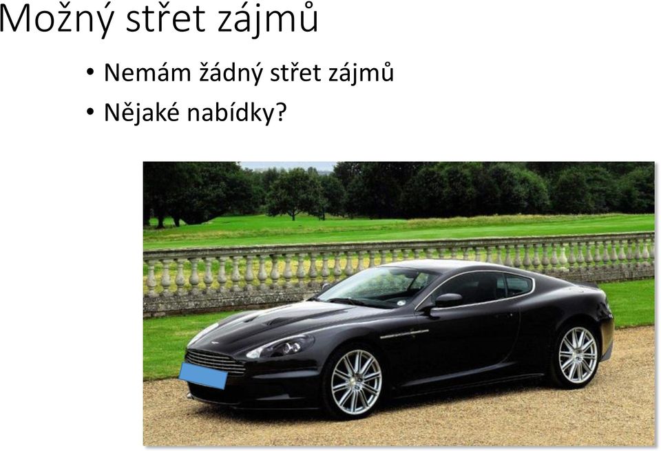 žádný střet