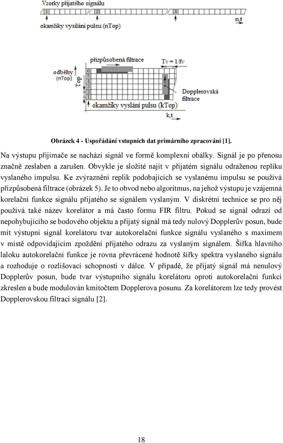 Je to obvod nebo algoritmus, na jehož výstupu je vzájemná korelační funkce signálu přijatého se signálem vyslaným.