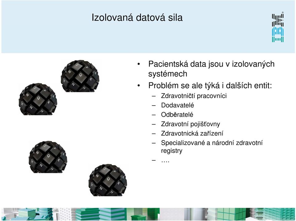 pracovníci Dodavatelé Odběratelé Zdravotní pojišťovny