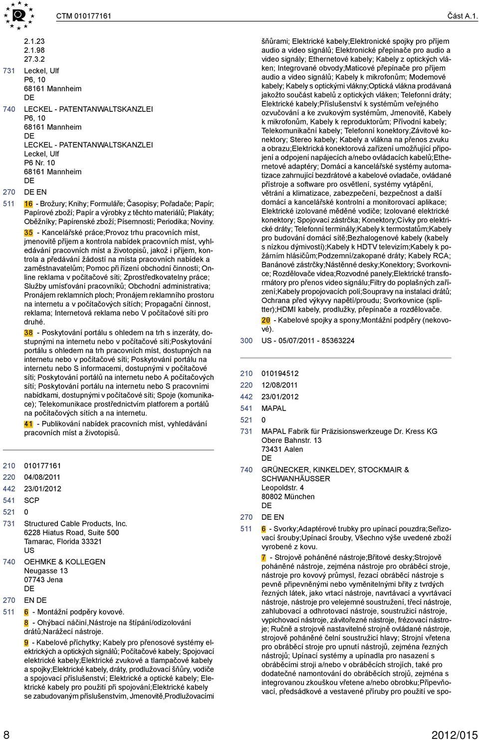 35 - Kancelářské práce;provoz trhu pracovních míst, jmenovitě příjem a kontrola nabídek pracovních míst, vyhledávání pracovních míst a životopisů, jakož i příjem, kontrola a předávání žádostí na