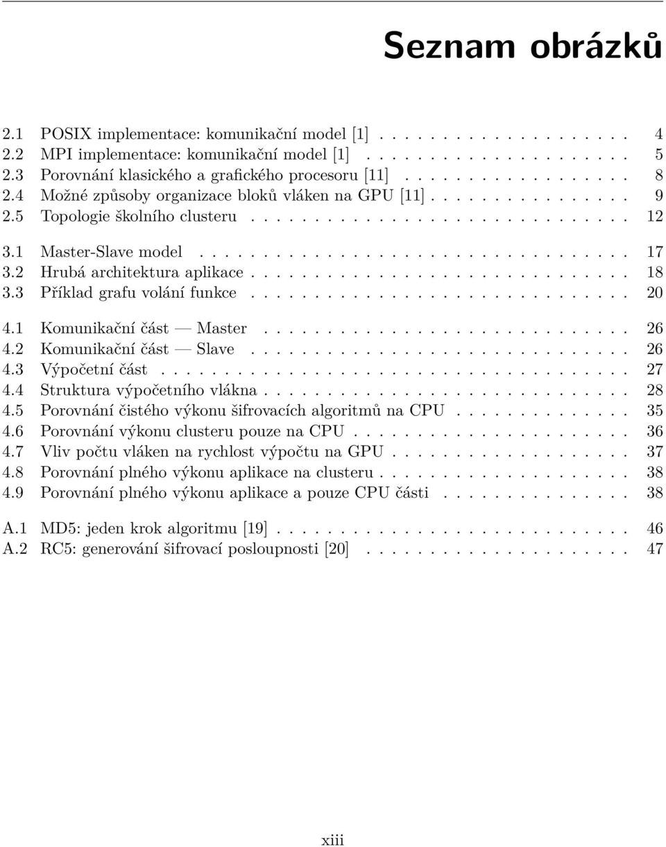 1 Master-Slave model.................................. 17 3.2 Hrubá architektura aplikace.............................. 18 3.3 Příklad grafu volání funkce.............................. 20 4.