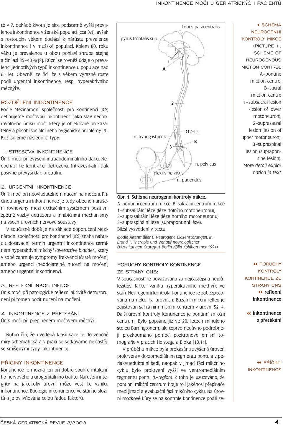 Obecně lze říci, že s věkem výrazně roste podíl urgentní inkontinence, resp. hyperaktivního měchýře.