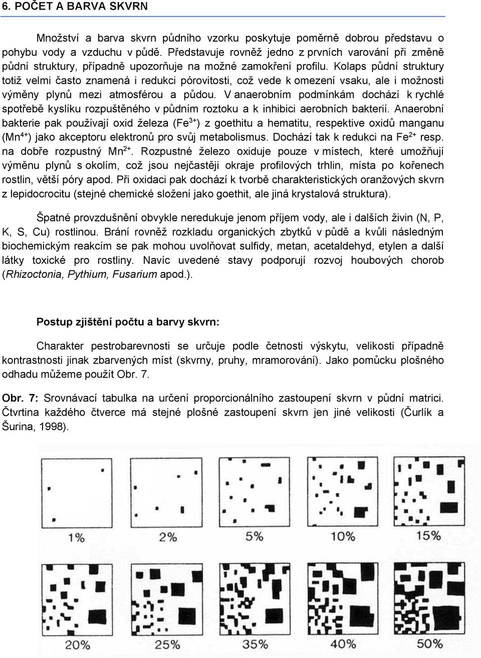 Kolaps půdní struktury totiž velmi často znamená i redukci pórovitosti, což vede k omezení vsaku, ale i možnosti výměny plynů mezi atmosférou a půdou.