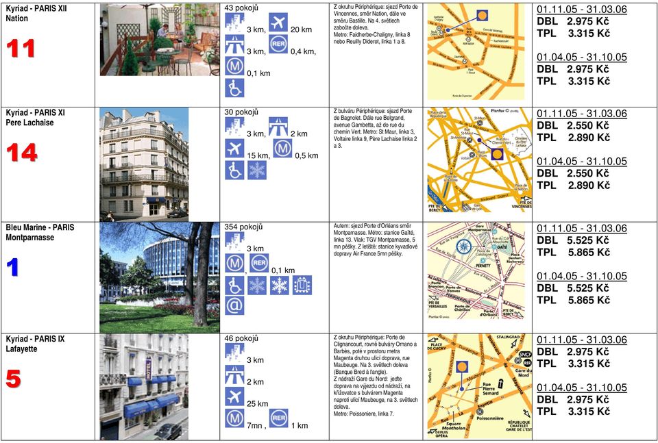 Dále rue Belgrand, avenue Gambetta, až do rue du chemin Vert. Metro: St Maur, linka 3, Voltaire linka 9, Père Lachaise linka 2 a 3.