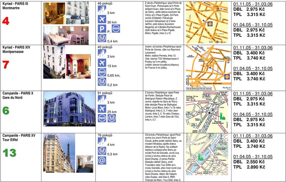 Opět doleva až k Place Pigalle. Metro: Pigalle, linka 2 a 12.