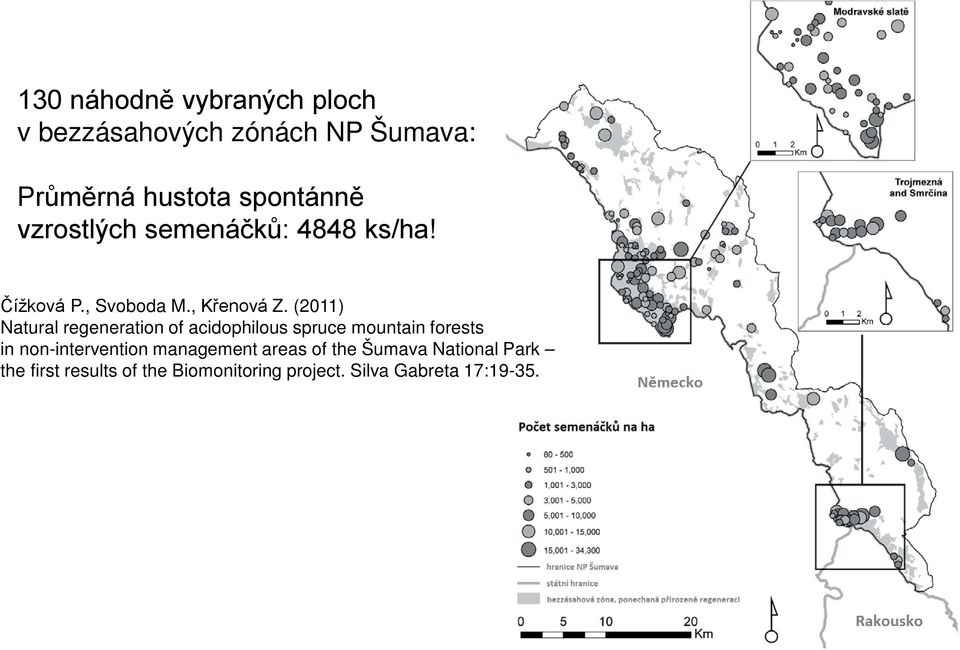 (2011) Natural regeneration of acidophilous spruce mountain forests in non-intervention