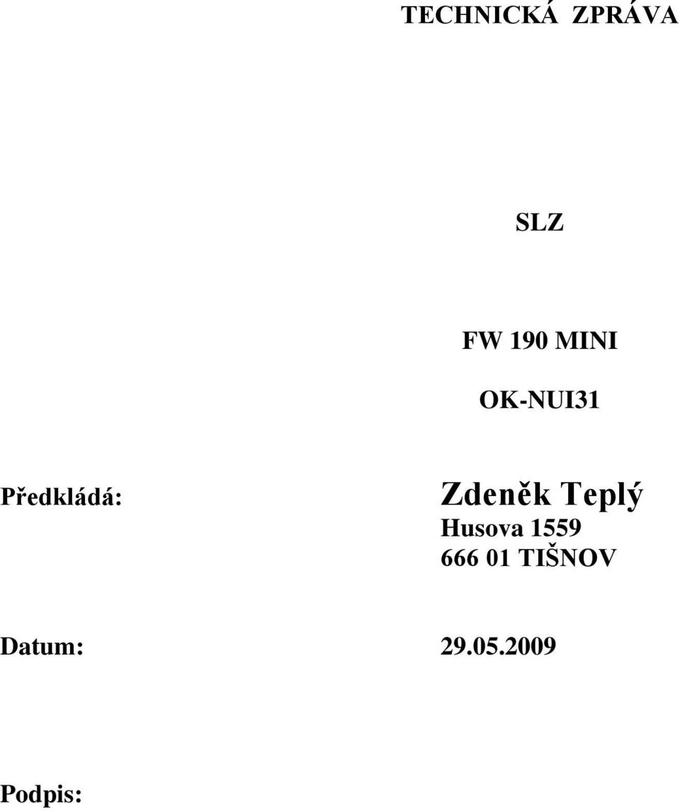 Zdeněk Teplý Husova 1559 666