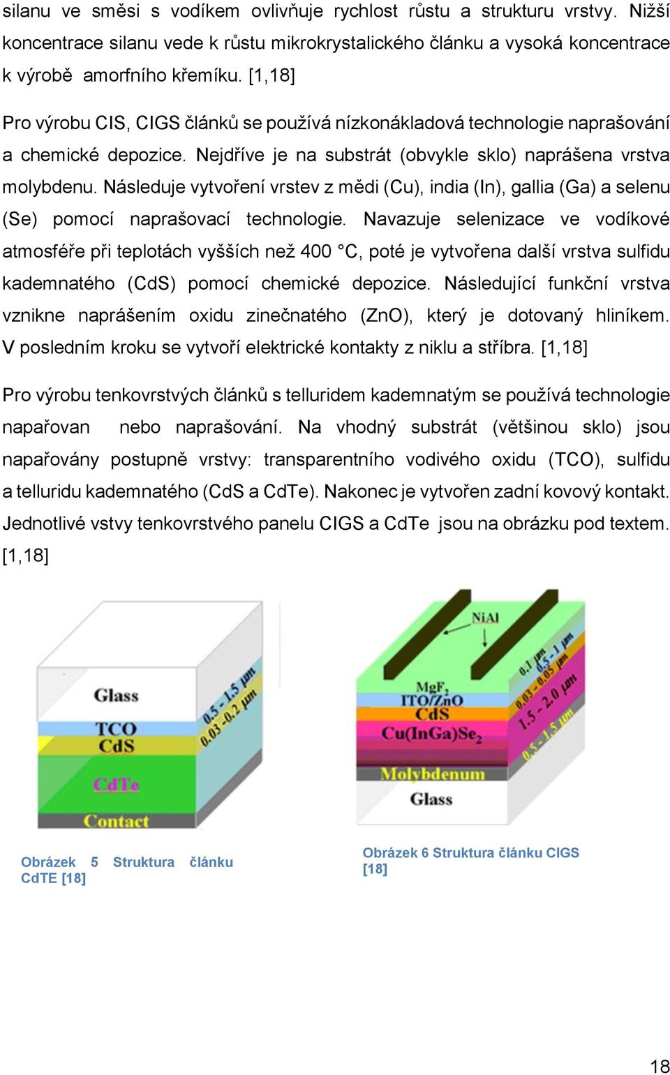 Následuje vytvoření vrstev z mědi (Cu), india (In), gallia (Ga) a selenu (Se) pomocí naprašovací technologie.