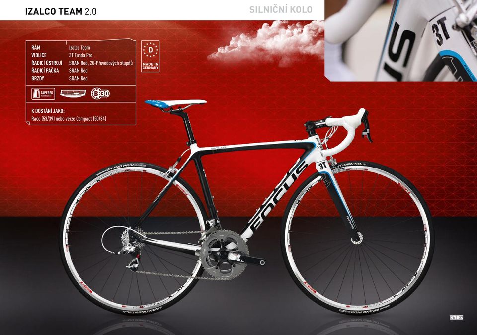 Izalco Team 3T Funda Pro SRAM Red,