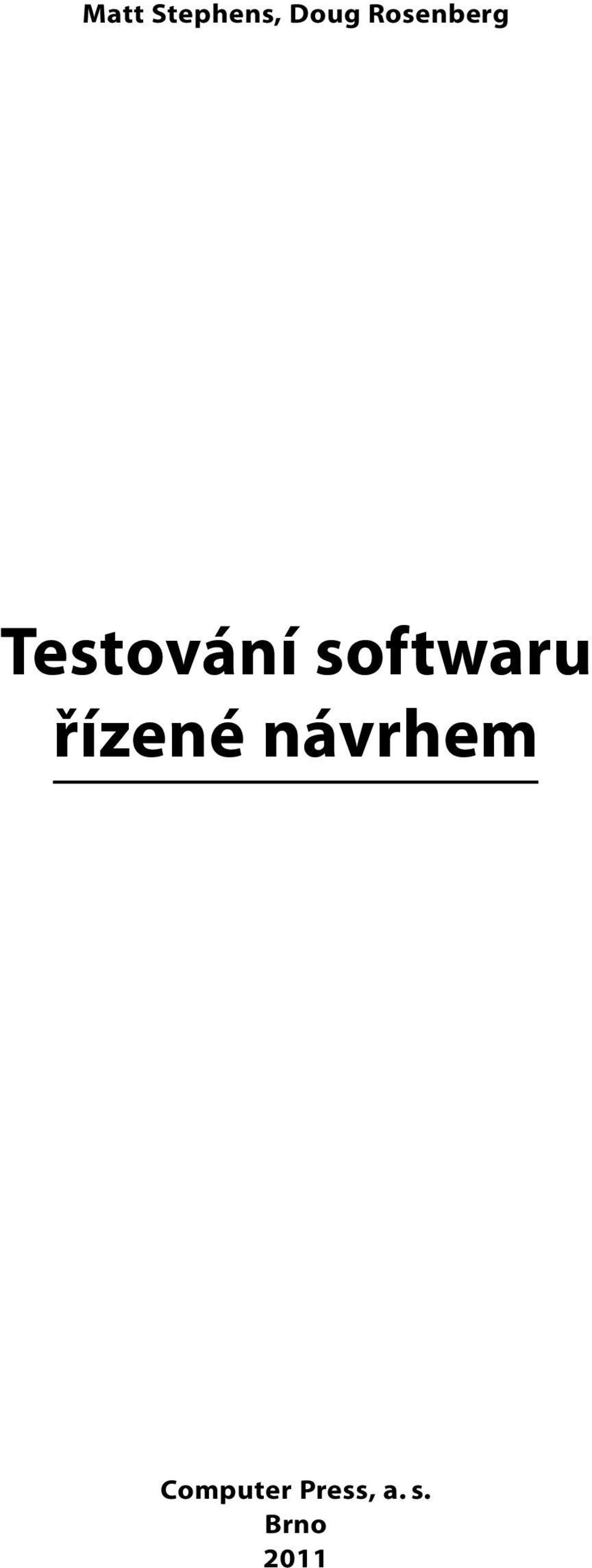 softwaru řízené návrhem