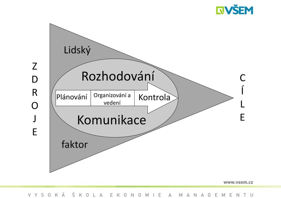 Organizování a vedení