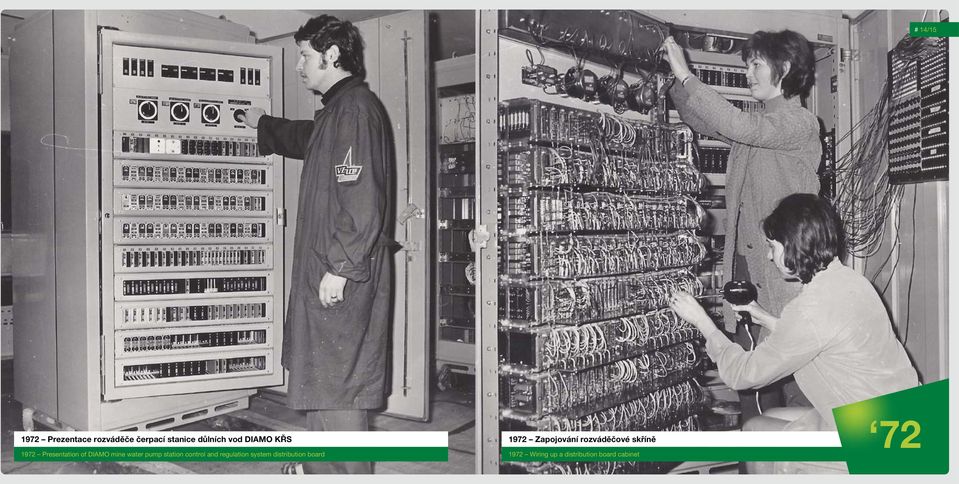 control and regulation system distribution board 1972