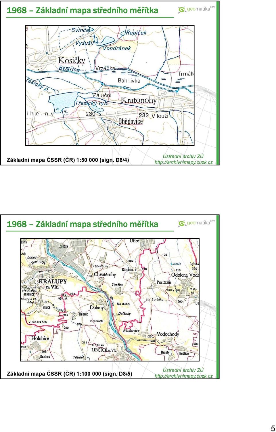 cz 1968 Základní mapa středního měřítka Základní mapa ČSSR (ČR)