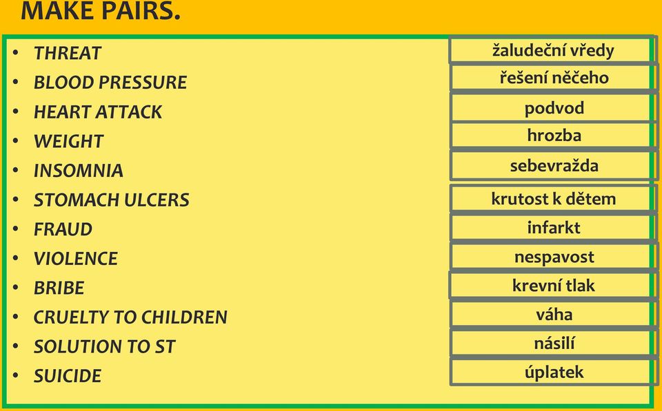 FRAUD VIOLENCE BRIBE CRUELTY TO CHILDREN SOLUTION TO ST SUICIDE