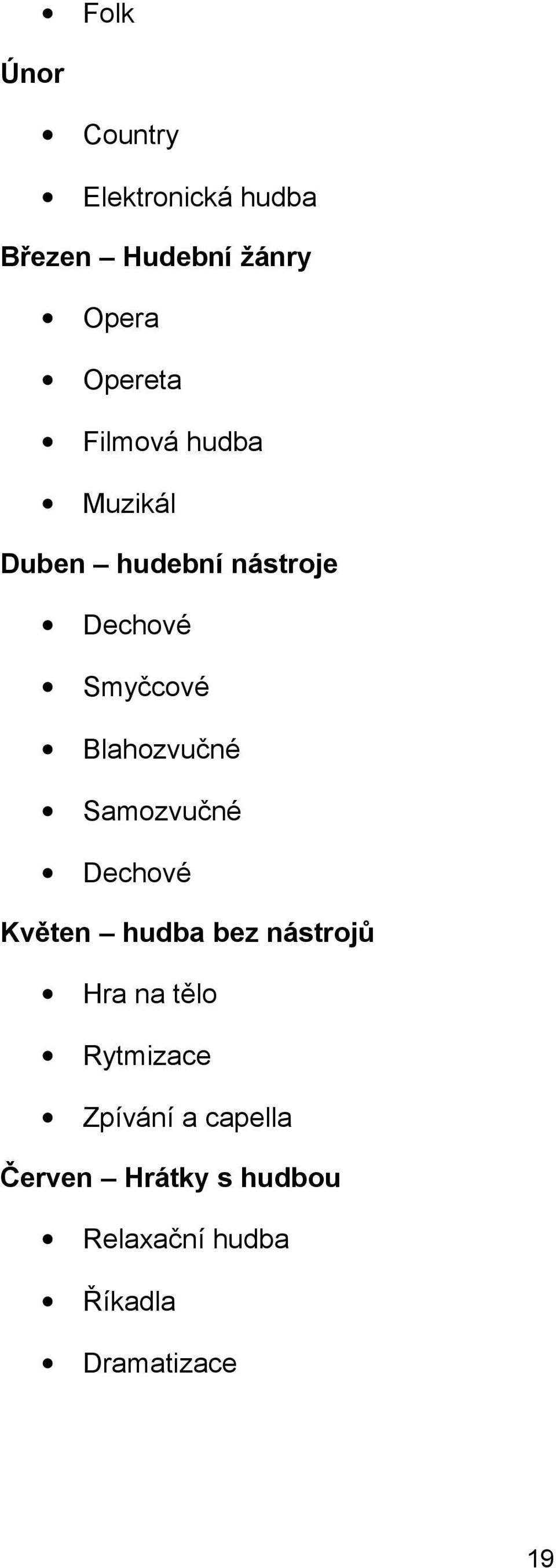 Blahozvučné Samozvučné Dechové Květen hudba bez nástrojů Hra na tělo