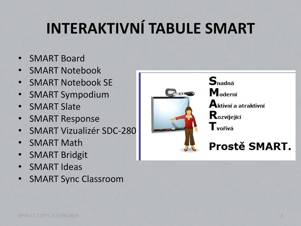 Response SMART Vizualizér SDC-280 SMART Math SMART