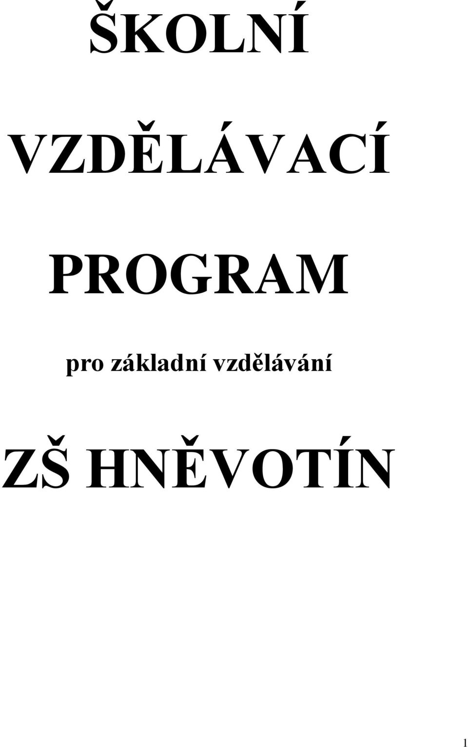 PROGRAM pro