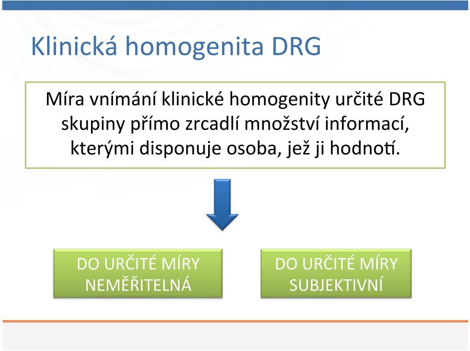 množství informací, kterými disponuje osoba, jež