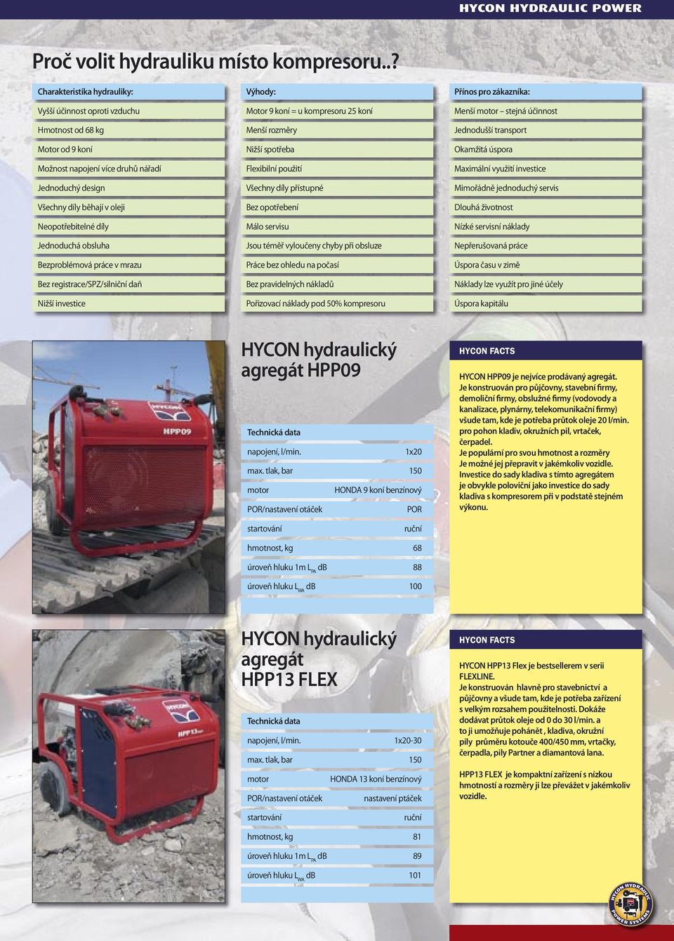 transport Motor od 9 koní Nižší spotřeba Okamžitá úspora Možnost napojení více druhů nářadí Flexibilní použití Maximální využití investice Jednoduchý design Všechny díly přístupné Mimořádně