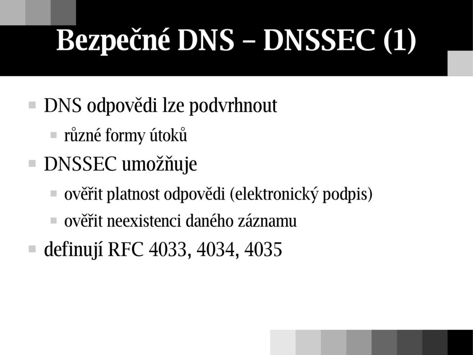 ověřit platnost odpovědi (elektronický podpis)