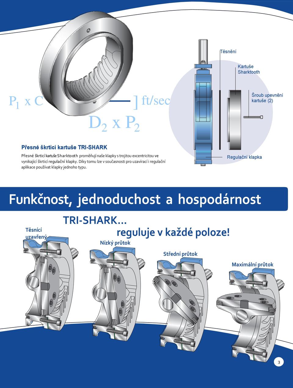 Díky tomu lze v současnosti pro uzavírací i regulační aplikace používat klapky jednoho typu.