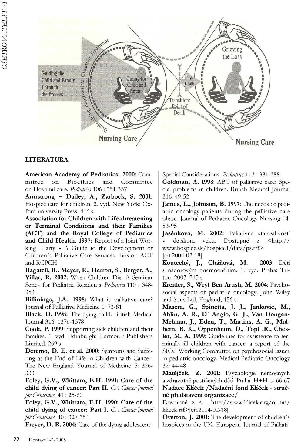 1997: Report of a Joint Working Party - A Guide to the Development of Children s Palliative Care Services. Bristol: ACT and RCPCH Bagatell, R., Meyer, R., Herron, S., Berger, A., Villar, R.