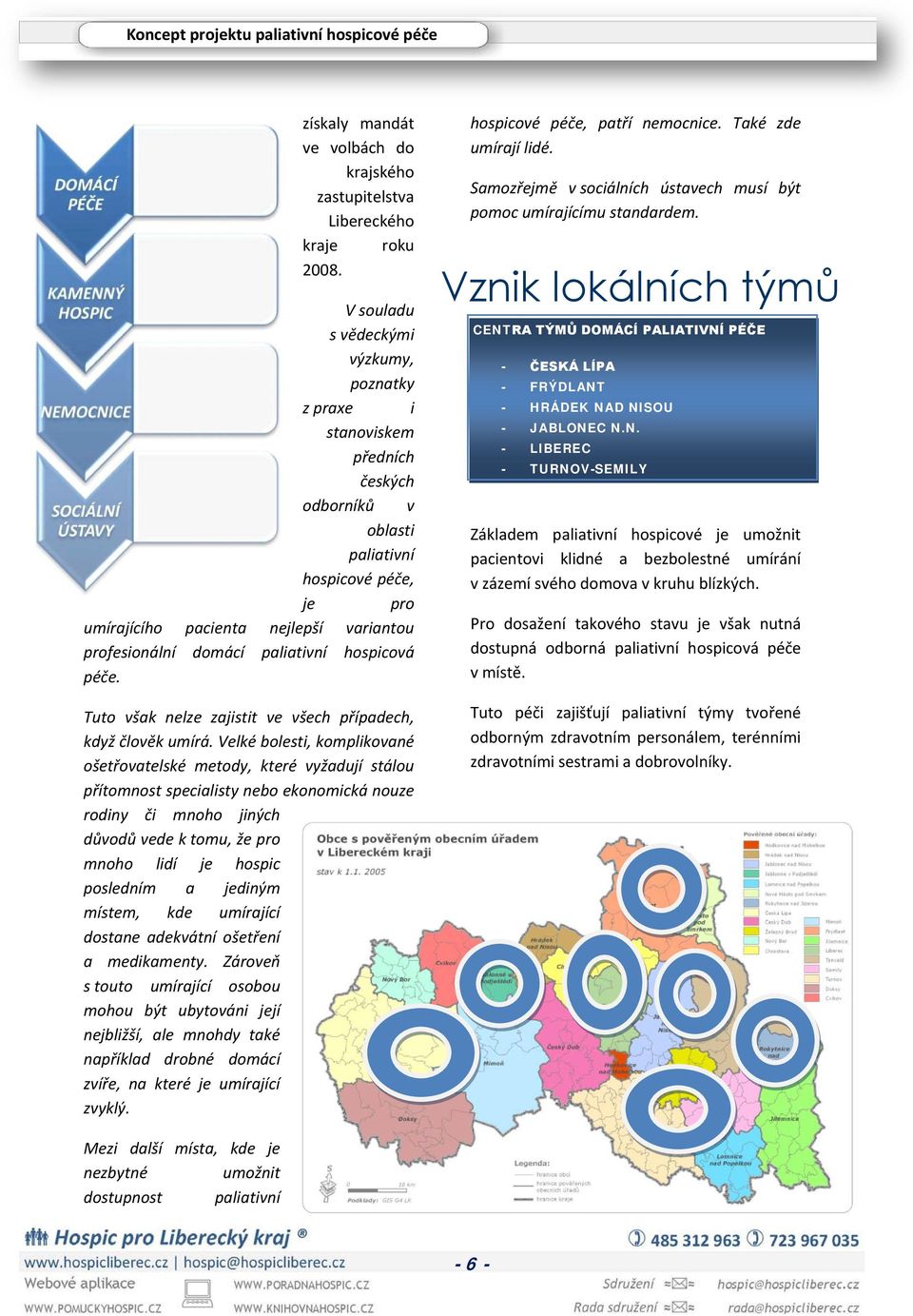 paliativní hospicová péče. Tuto však nelze zajistit ve všech případech, když člověk umírá.