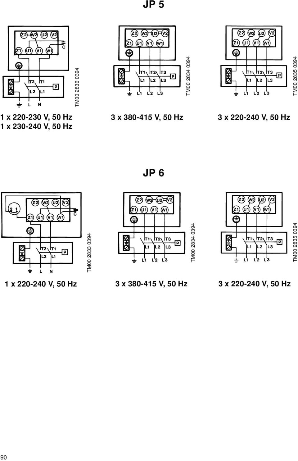 6 TM00 2833 0394 TM00 2834 0394 TM00 2835 0394 TM00 2836 0394