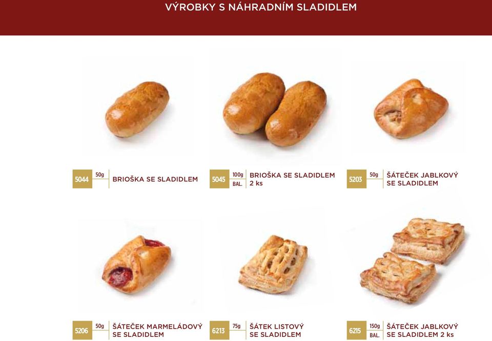 sladidlem 5206 Šáteček marmeládový se sladidlem 6213 75g